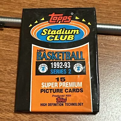 1992-93 Topps Stadium Club Basketball Packs Series 2 Shaq RC Jordan Beam Team! • $18.50