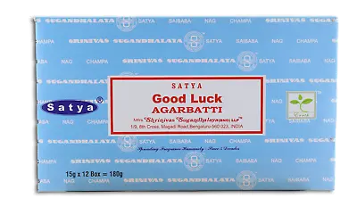 Nag Champa 15 Gram Satya Good Luck Incense Sticks Made In Bangalore  • $14.99