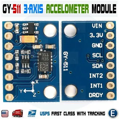 GY-511 LSM303DLHC Module E-Compass 3 Axis Accelerometer + 3 Axis Magnetometer  • $5.21