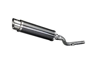 Yamaha XT225 Delkevic Slip On Exhaust 14  Carbon Fiber Round Muffler 86-07 • $344.99