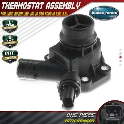 Integrated Thermostat Housing Kit With Sensor For Land Rover LR2 Volvo S60 XC60 • $19.29