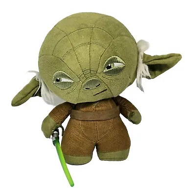 Funko 6  Yoda With Light Saber Plush 2014 Lucas Films (No Coat) • $20.49