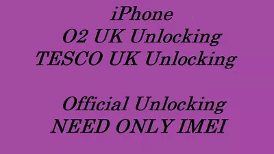 O2 IPhone Unlock Code IPhone 11 11 Pro 11 Pro Max 100% Clean Imei Only  • £1.22