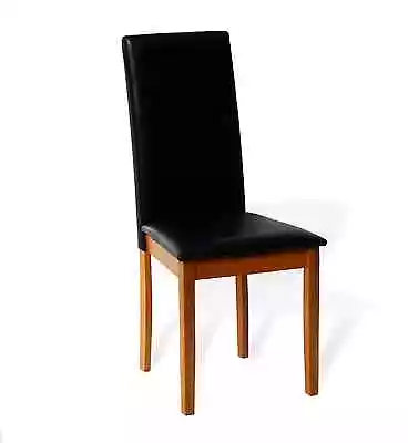 Fallabella Dining Kitchen Solid Wood Padded Chair In Maple Finish • $64.99