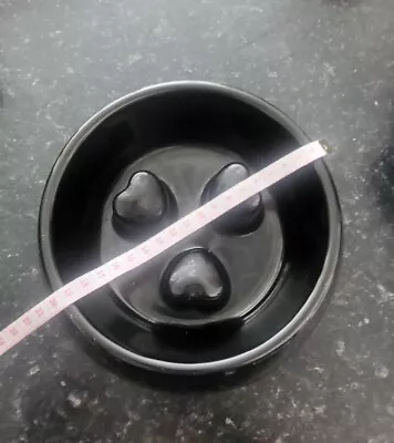 Anti Scoff Dog Bowl Rosewood Slow Feeder Heavy Duty Melamine Food Water Feeding • £5.99