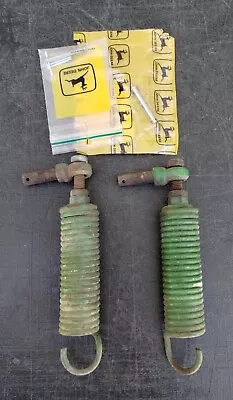 2  Old JOHN DEERE  Springs LIFT ASSIST SPRINGS? With Shackles + 2 Shear Pins New • $29.99