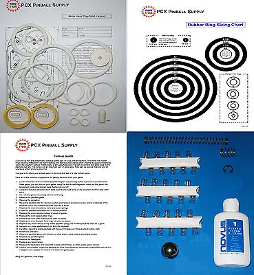 1978 Bally Mata Hari Pinball Basic Tune-up Kit - Includes Rubber Rings Kit • $38.45