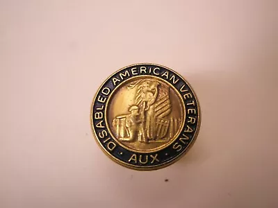 Disabled American Veterans Auxiliary Vintage Tie Tack Lapel Pin Us Military • $20.49