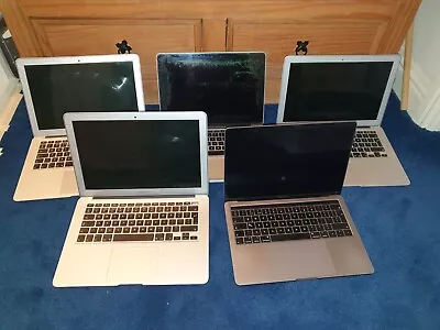 5 X FAULTY Apple Laptops Macbook Air Pro Job Lot A1466 A1989 A1502 Spares/Repair • £62
