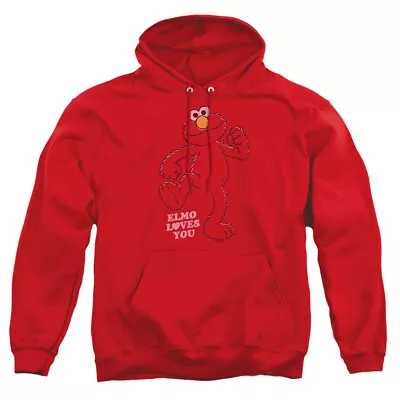 Sesame Street  Elmo Loves You  Pullover Hoodie Sweatshirt Or  Long Sleeve Tee • $46.99