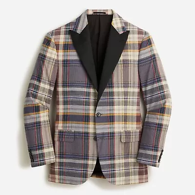 Ludlow Classic-Fit Dinner Suit Jacket Madras Plaid - Various Sizes - $348 NWT • $189.99