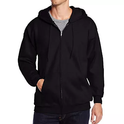 Hoodie Slim Fit Thick Zipper Closure Solid Color Casual Sweatshirt Drawstring • $20.13