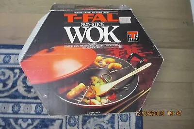 T-fal Rare Vintage Non-stick Wok 1980's? New Old Stock Unused • $39.99