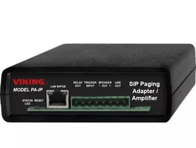 Viking PA-IP SIP/Multicast Paging Adapter With Amplifier • $270.97