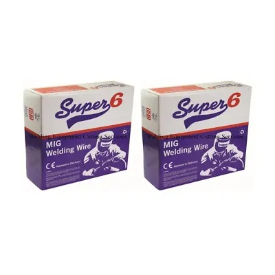 2 X Gasless Mig Welding Wire 0.8mm 0.45 Kg Optional Tips & Shrouds • £5.75