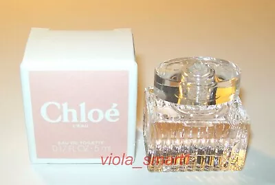 CHLOE L'eau Eau De Toilette 0.17oz / 5ml Splash Travel Size NIB .17oz • $10.93