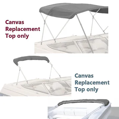 3 Bow 4 Bow Bimini Top Replacement Canvas Cover With Boot Without Frame 9 Colors • $76.49