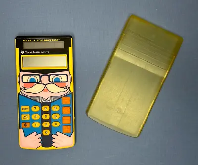 Solar Little Professor Texas Instruments VTG 1994 Math Calculator WORKING • $35.97