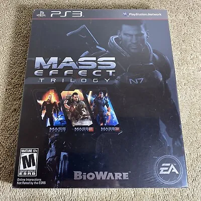 Mass Effect Trilogy 1 2 3 I II III Sony PlayStation 3 PS3 NEW FACTORY SEALED • $59.99