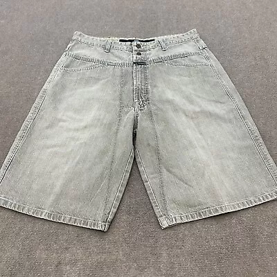 $29.95 • Buy Marithe Francois Girbaud Shorts Men Size 35 Gray Denim Oversized Y2K Vintage