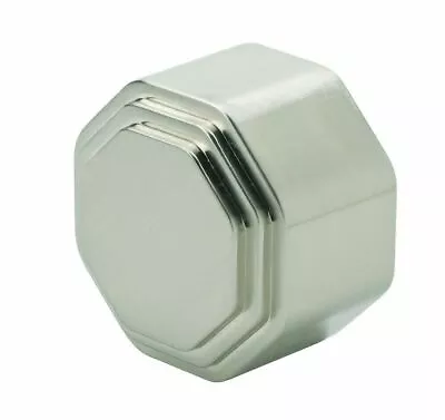£12 • Buy Richard Burbidge Handrail - Bannister - End Caps - Octagonal Brushed Nickel X 2