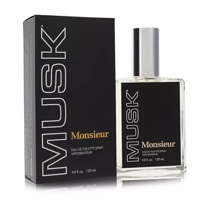 Monsieur Musk 4.0 Oz / 120 Ml Eau De Toilette Spray For Men • $47.25