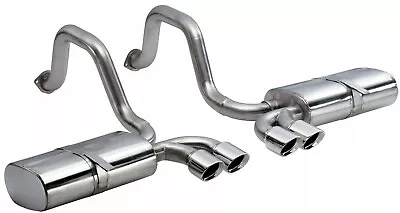 Corsa Sport 2.5  Axle-Back Exhaust System 3.5  Tips 1997-2004 Corvette C5 / Z06 • $1996.99