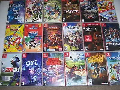 Nintendo Switch Authentic Original OEM Replacement Case Box **OVER 150+ TITLES** • $8.99