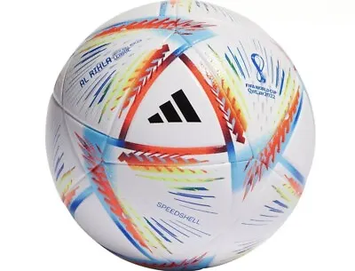 Football FIFA Match Ball 2022 World Cup Qatar Al Rihla Adidas Soccer Size 5 • $39.99