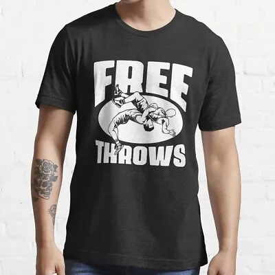Free Throws Funny Wrestling Sport For A Freestyle Wrestler T-shirt Size S-5XL • $22.99