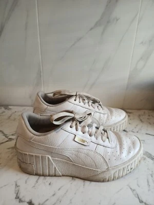 $50 • Buy Puma Cali Shoes US Women Size 9 Chunky White Sneakers