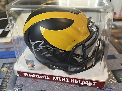 Riddell Mini Helmet Michigan Wolverines Signed • $105