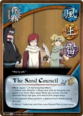 The Sand Council - M-910 - Super Rare - 1st Edition - Foil Kage Summit NM/LP - N • $25.92