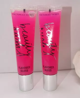 X2 Victoria’s Secret Beauty Rush Love Berry Flavored Gloss .46 Oz Sealed NBL • $18.95