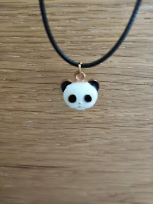 Panda Pendant Necklace Approx 17-19 Inches  • £1.75