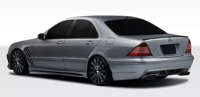 Duraflex Mercedes S Class W220 W-2 Rear Bumper Cover - 1 Piece For S-Class Merc • $683