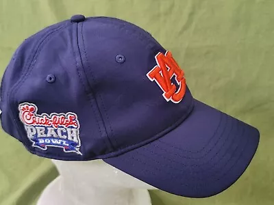 Auburn University Chick-Fil-A Blue Baseball Cap Hat Adjustable By Underarmour • $13.59