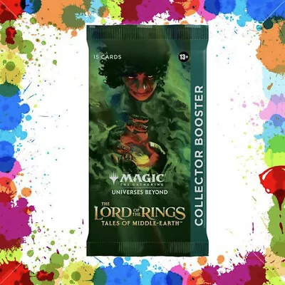 MTG Lord Of The Rings - Tales Of Middle Earth Collector Booster Pack One Ring • $49.49