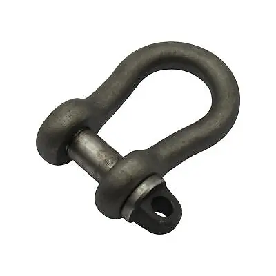 Self Colour Lifting Bow Shackle Screw Pin 2 Ton (2T Towing Rigging 2000KG) • £12.05