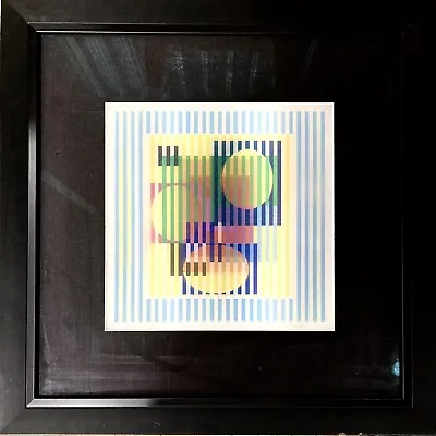 $1500 • Buy YAACOV AGAM  Agamograph Signed And Framed