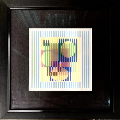 $1500 • Buy YAACOV AGAM  Agamograph Signed And Framed