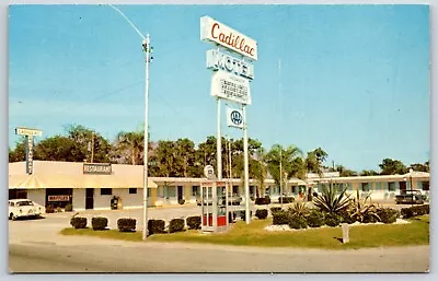 Postcard Cadillac Motel Telephone Booth St. Petersburg Florida Unposted • $9.50