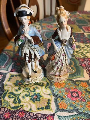 Vintage Man And Woman Figurines Made In Japan • $29.99