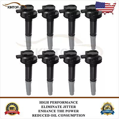 For 2016 Ford F150 Truck Mustang V8 5.0L 8 Ignition Coil Pack DG561 UF824 • $72.99