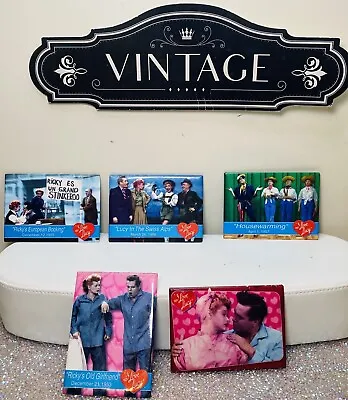 Vintage I Love Lucy 5 Magnets From The 1990’s Ricky Lucy Fred Ethel Classic • $23.55
