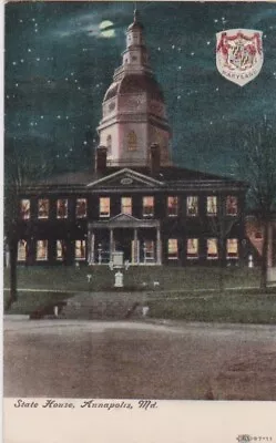 Night View-State House-ANNAPOLIS Maryland • $1.59