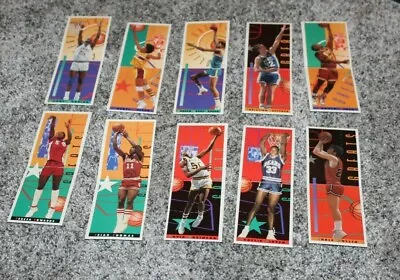 1993 Kelloggs Star Pics POSTER CARD Complete Set 10  Pippen Cheryl Miller SEALED • $4.89