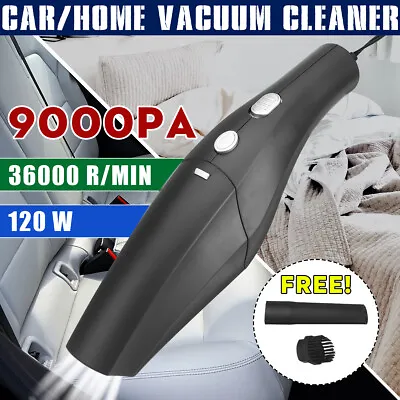 $10.99 • Buy 9000PA Powerful Car Vacuum Cleaner Portable Wet&Dry Handheld Strong Suctio