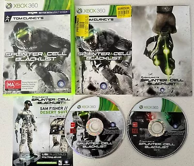 Tom Clancy's Splinter Cell Blacklist - Xbox 360 PAL - Complete & Free Shipping! • $15.95