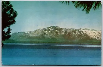 Vtg California CA Mt Tallac And Cross Lake Tahoe 1960s View Old Postcard • $3.99